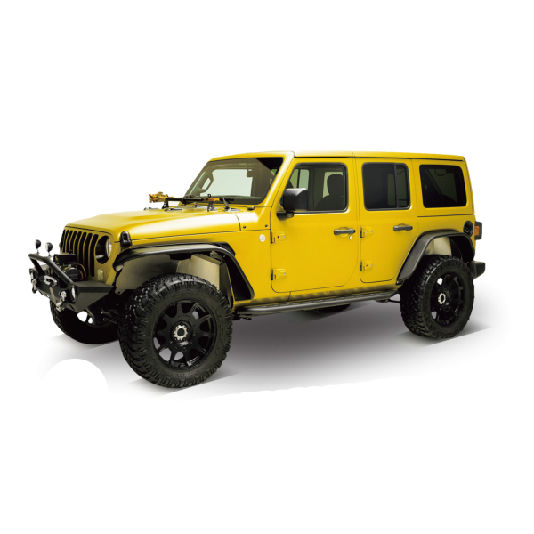 Jeep Wrangler JL – (4 Door) Tubular Dimple Die Rock Slider/Running Boards