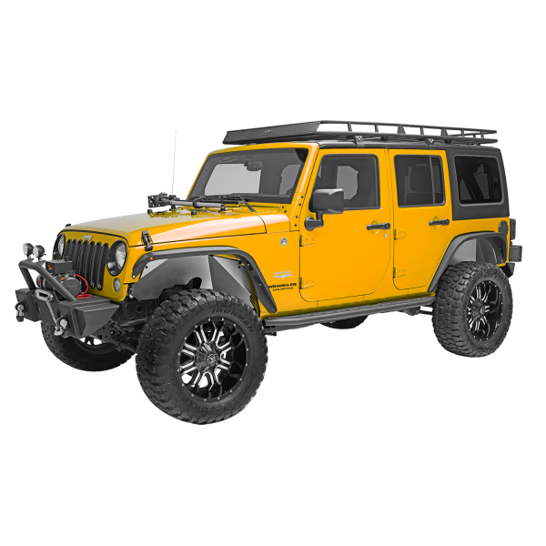 Jeep Wrangler JK – (4 Door) Tubular Dimple Die Rock Slider/Running Board