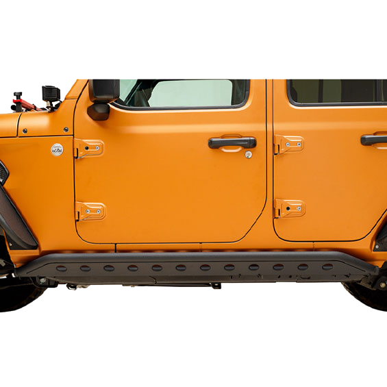 Jeep Wrangler JL – (4 Door) Tubular Dimple Die Rock Sliders
