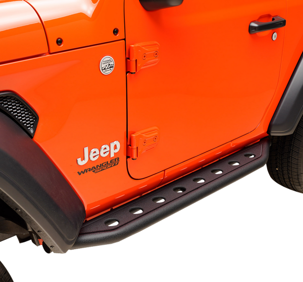 Jeep Wrangler JL – (2 Door) Tubular Dimple Die Rock Sliders/Running Boards
